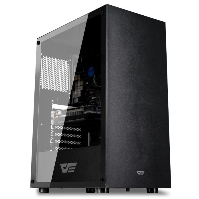 Computador Mancer, Intel i5-14400F, Radeon RX 550 4GB, 16GB DDR4, SSD 480GB