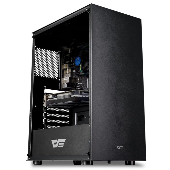 Computador Mancer, Intel i5-14400F, Radeon RX 550 4GB, 16GB DDR4, SSD 480GB