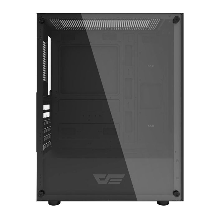 Gabinete Gamer Aigo DarkFlash DK100, Mid-Tower, Lateral de Vidro, Preto, DK100-BK