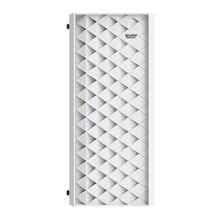 Gabinete Gamer Aigo Darkflash DK351, RGB, Mid-Tower, Lateral de Vidro, Com 4 Fans, Branco, DK351-WH