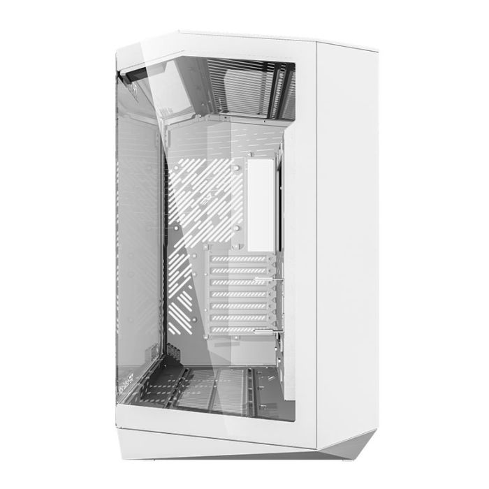 Gabinete Gamer Aigo Darkflash Arcee DY470, ARGB, Full-Tower, Lateral de Vidro, Com 4 Fans, Branco, DY470-WH-4F
