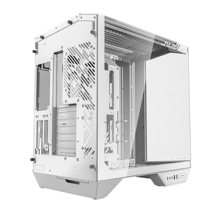 Gabinete Gamer Aigo Darkflash Arcee DY470, ARGB, Full-Tower, Lateral de Vidro, Com 4 Fans, Branco, DY470-WH-4F