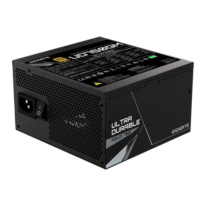Fonte Gigabyte UD Gold, 750W, Full Modular, 80 Plus Gold, Preto, GP-UD750GM