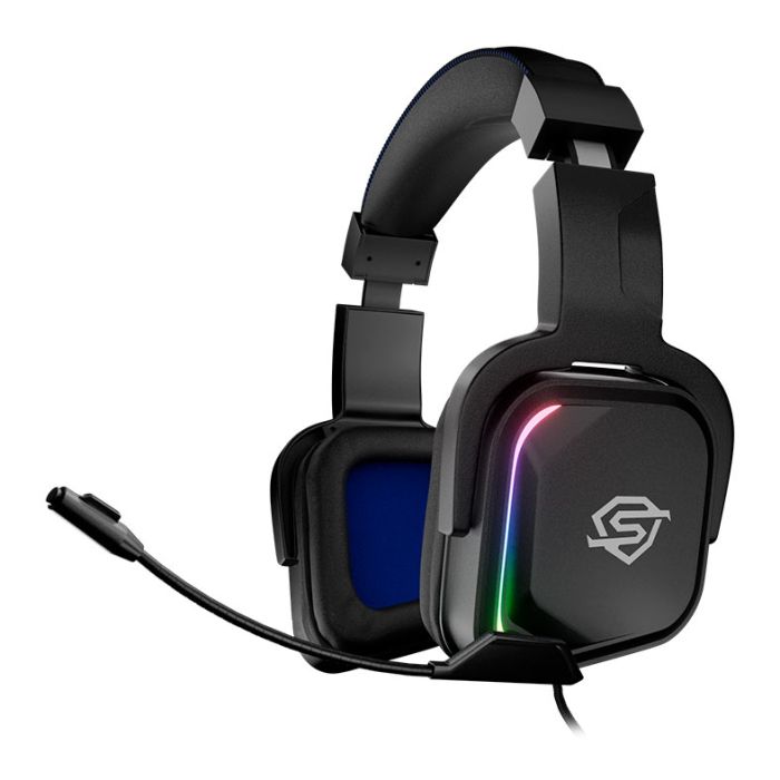 Headset Gamer Solid Gear Titanium, RGB, Surround 7.1, Drivers 50mm, Preto, H-100