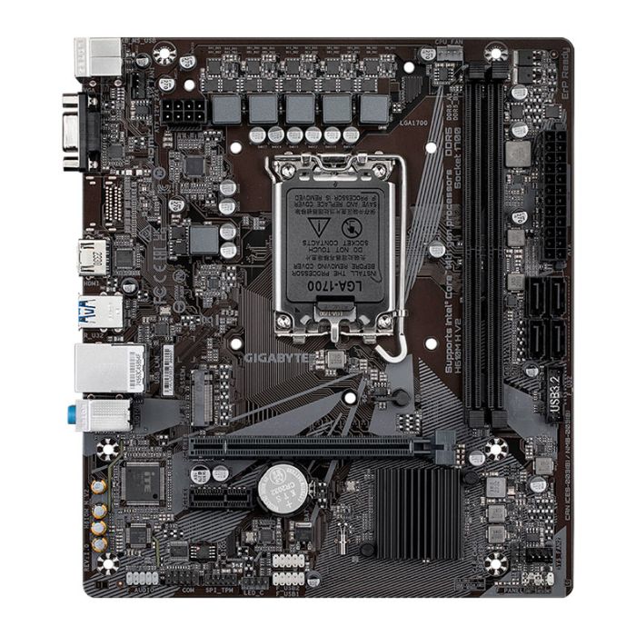 Placa Mae Gigabyte H610M H V2, DDR5, LGA 1700, M-ATX, Chipset Intel H610, H610M-H-V2