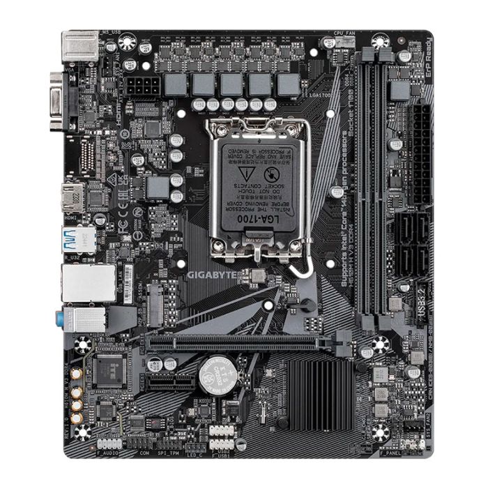 Placa Mae Gigabyte H610M H V3, DDR4, LGA 1700, M-ATX, Chipset Intel H610, H610M-H-V3