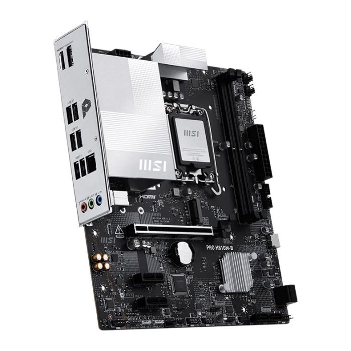 Placa Mae MSI Pro H810M-B, DDR5, Socket LGA 1851, M-ATX, Chipset Intel H810, H810M-B