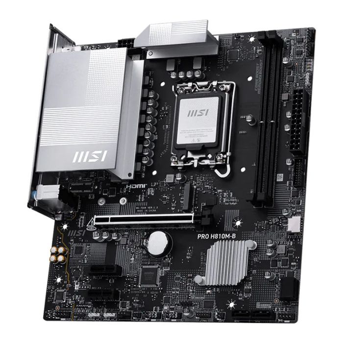 Placa Mae MSI Pro H810M-B, DDR5, Socket LGA 1851, M-ATX, Chipset Intel H810, H810M-B