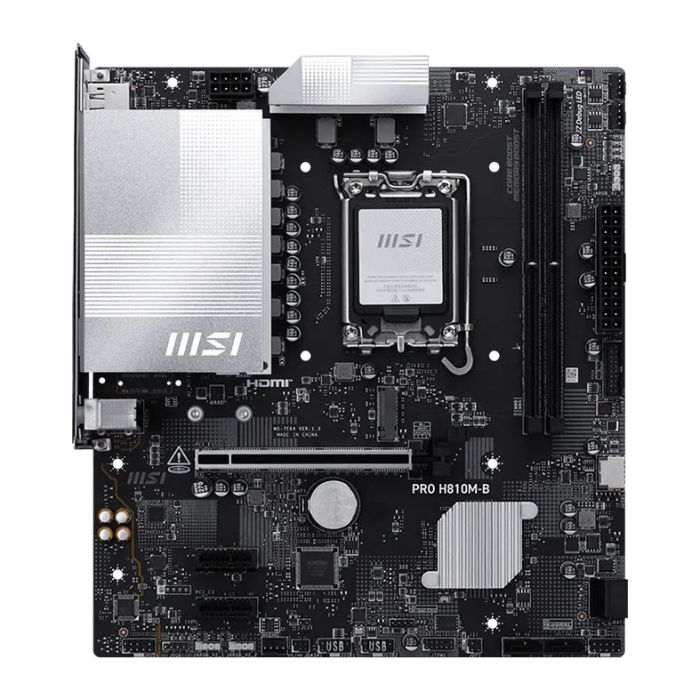 Placa Mae MSI Pro H810M-B, DDR5, Socket LGA 1851, M-ATX, Chipset Intel H810, H810M-B