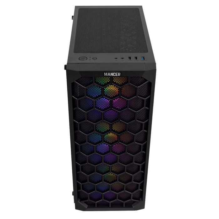 PC Gamer Mancer, AMD Ryzen 5 5500, RX 580 8GB, 16GB DDR4, SSD 1TB, 400W 80 PLUS, HEXER