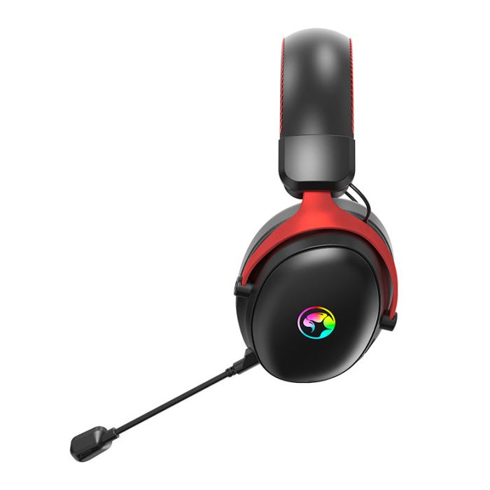 Headset Gamer Marvo Tactic X Pro, RGB, Wireless, Drivers 53mm, Tri-Mode, Preto, HG9076W