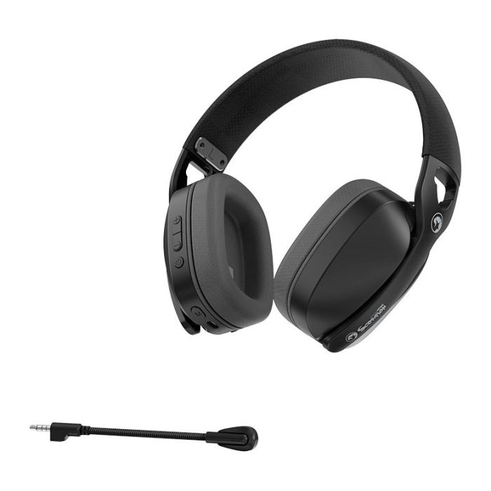 Headset Gamer Marvo Pulz 70W, RGB, Drivers 40mm, Tri-Mode, Preto, HG9086W-BK