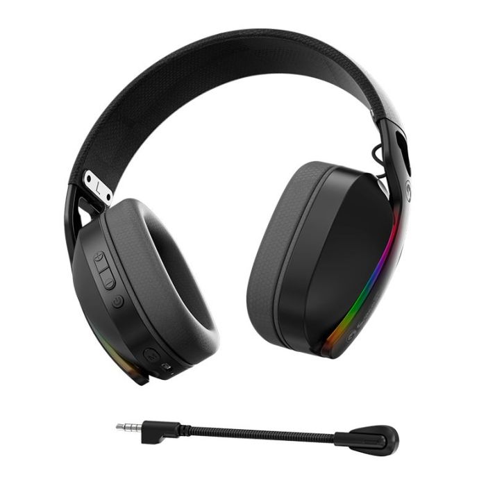Headset Gamer Marvo Pulz 70W, RGB, Drivers 40mm, Tri-Mode, Preto, HG9086W-BK