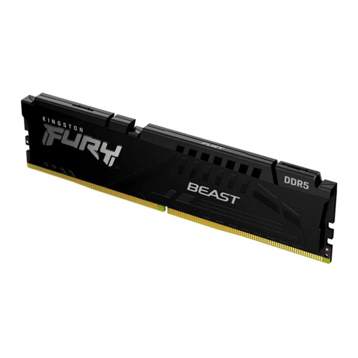 Memoria Kingston Fury Beast, 16GB (1x16GB), DDR5, 6000MHz, C36, Preto, KF560C36BBE2-16