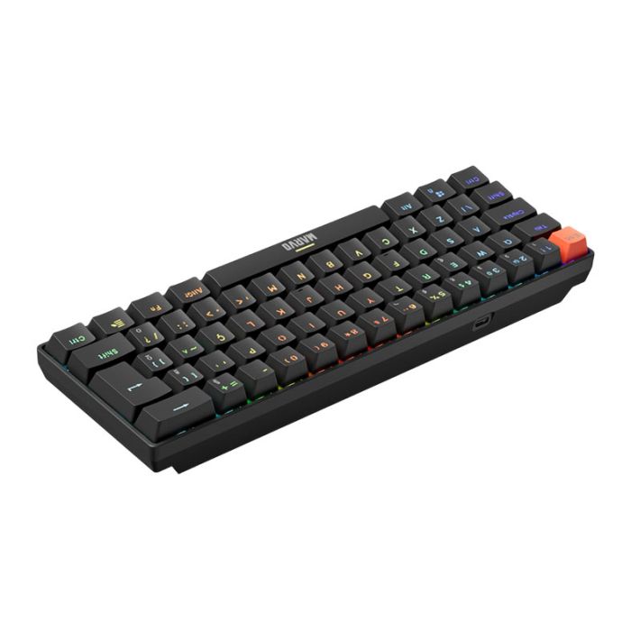 Teclado Mecanico Marvo KG933G, RGB, ABNT2, Switch Vermelho, Preto, KG933G-BK