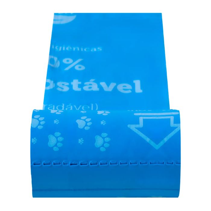 Sacolas Higiênicas Reforçadas Lopetudos, Com 8 Rolos, LP-SH-C8R