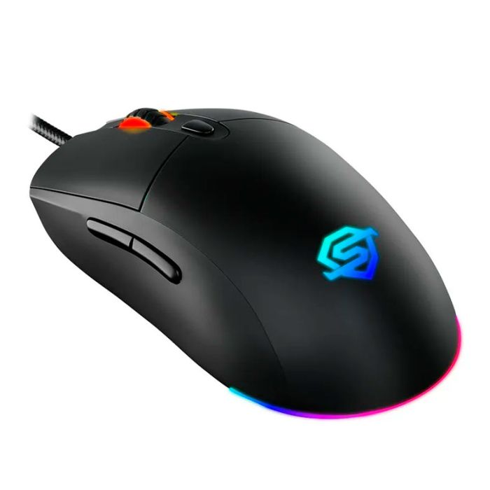 Mouse Gamer Solid Gear Steel Pro, RGB, 12000DPI, 6 Botoes, Preto, M-200-BK