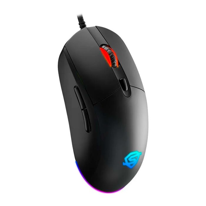 Mouse Gamer Solid Gear Steel Pro, RGB, 12000DPI, 6 Botoes, Preto, M-200-BK