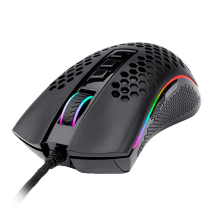 Mouse Gamer Redragon Storm RGB 12400DPI Preto, M808-RGB
