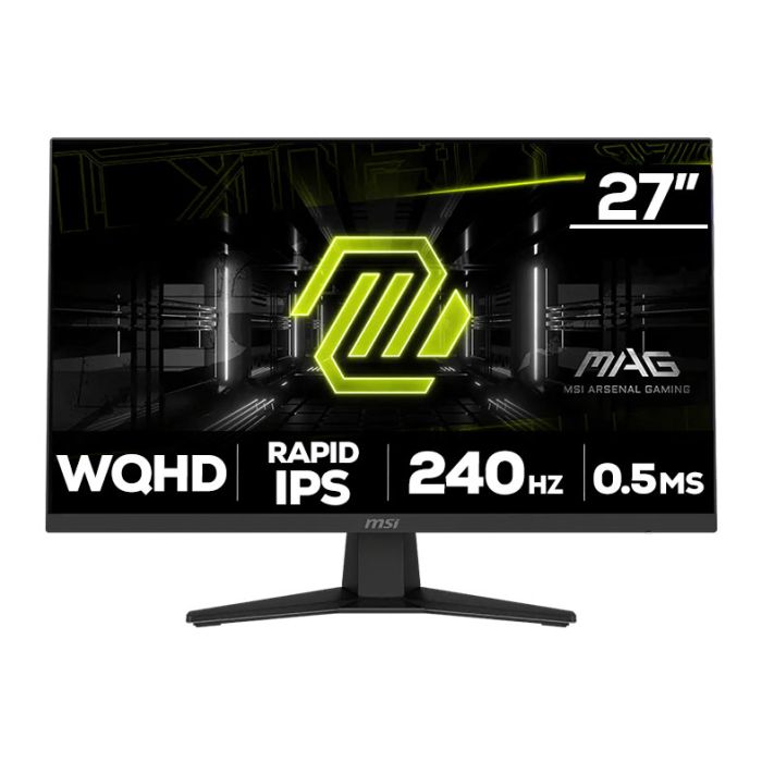 Monitor Gamer MSI MAG, 27 Pol, Rapid IPS, WQHD, 0.5ms, 240Hz, HDMI/DP, MAG-274QF-X24
