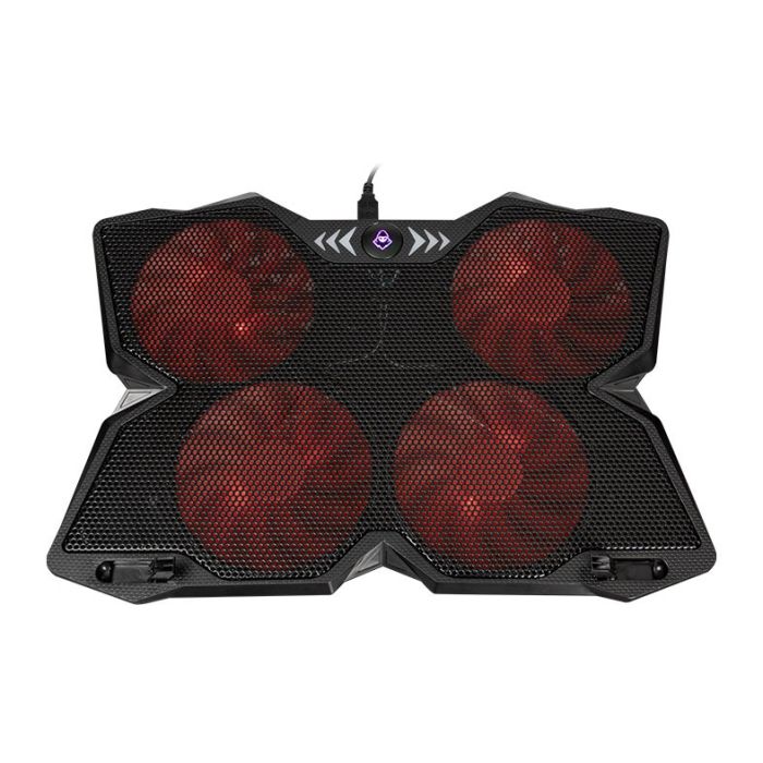 Base Para Notebook Mancer Amnon, RGB, Ate 17 Pol, Preto, MCR-AMNO-BL01