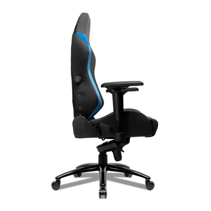 Cadeira Gamer Mancer Cycles Z Season, Espuma Moldada, Braco 4D, Preto e Azul, MCR-CCS-BLU