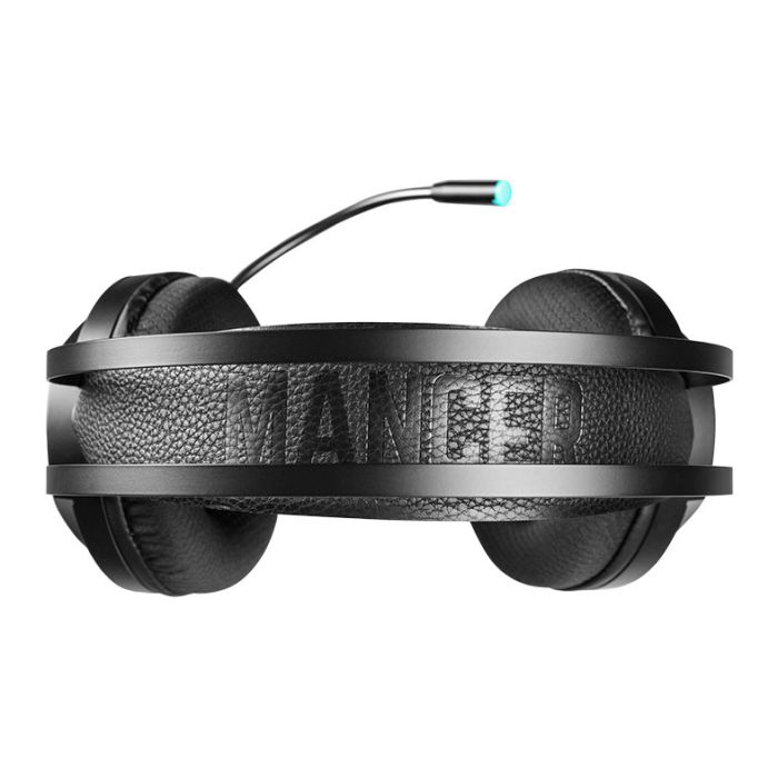 Headset Gamer Mancer Crater, Rainbow, Drivers 50mm, Preto, MCR-CRT-RGB01