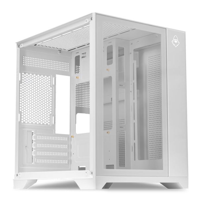 Gabinete Gamer Mancer CV100, Mid-Tower, Lateral De Vidro, Branco, MCR-CV100-WH