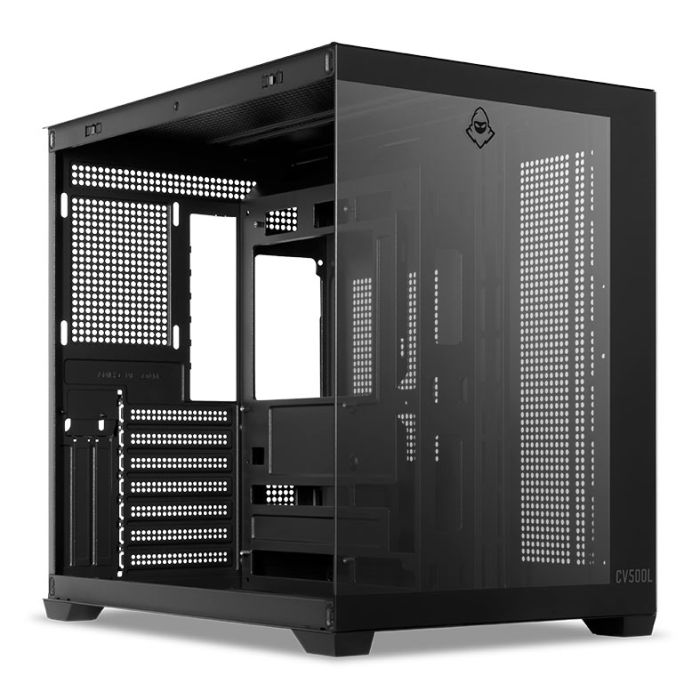 Gabinete Gamer Mancer CV500L, Mid Tower, Lateral De Vidro, Preto, MCR-CV500L-BK