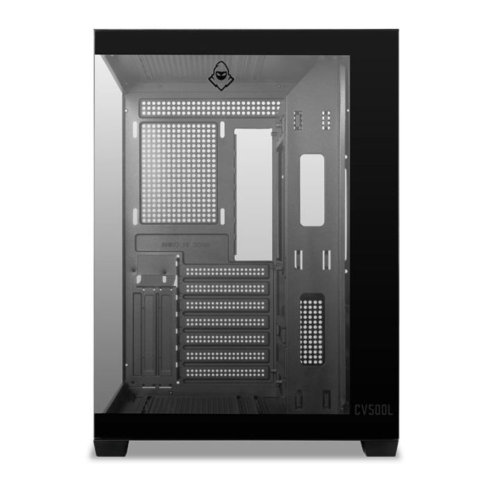 Gabinete Gamer Mancer CV500L, Mid Tower, Lateral De Vidro, Preto, MCR-CV500L-BK