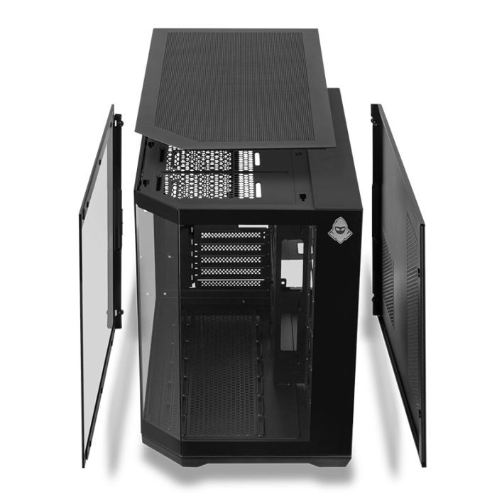 Gabinete Gamer Mancer CV700L, Mid Tower, Lateral De Vidro, Preto, MCR-CV700L-BK