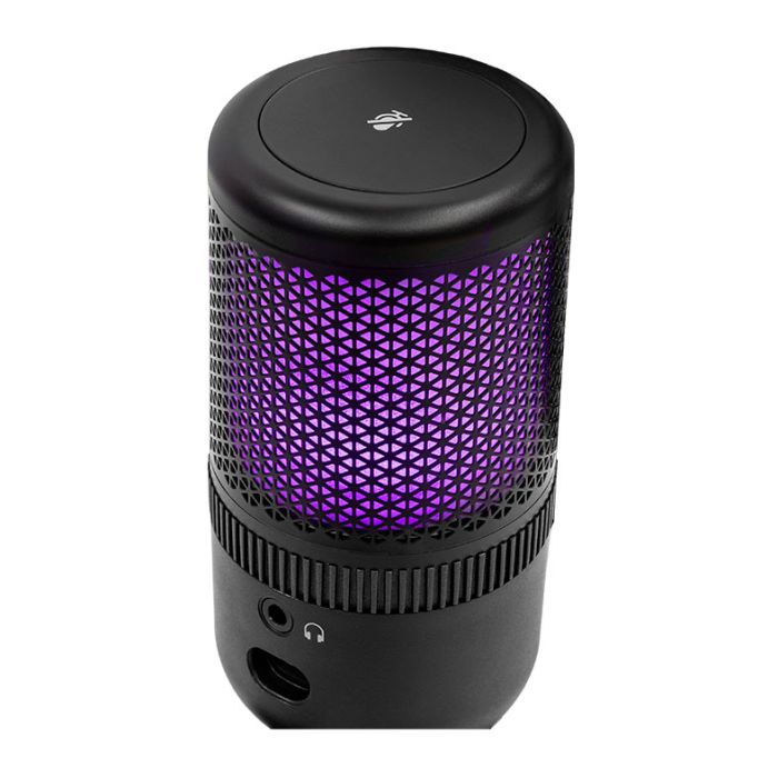 Microfone Mancer Horcrux, RGB, USB, Preto, MCR-HCRX-BL01