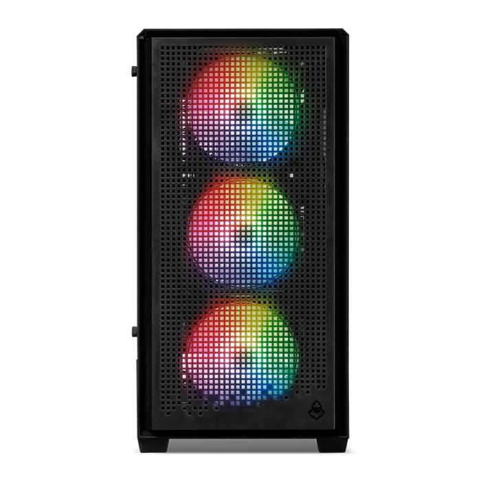 Gabinete Gamer Mancer Mugen, Full-Tower, Lateral de Vidro, Preto, MCR-MGN-BK