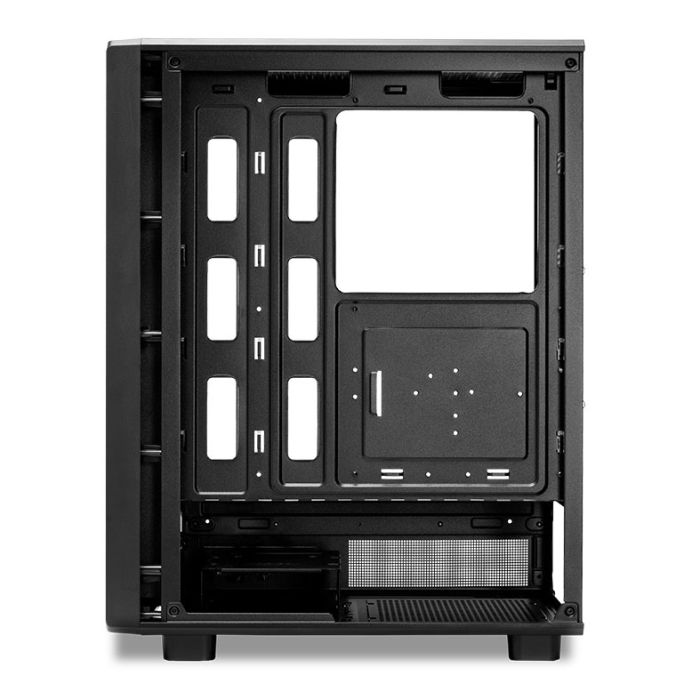 Gabinete Gamer Mancer Narok X, Mid-Tower, Lateral de vidro, Com 3 Fans, Preto, MCR-NRKX-BK3F