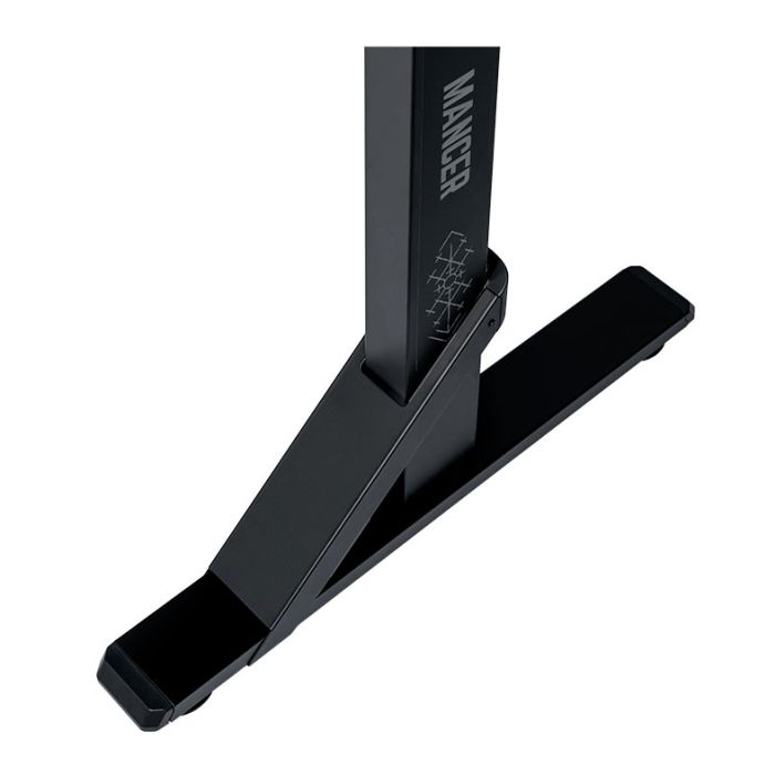 Mesa Gamer Mancer Runic, Com Regulagem de Altura, 136cm, Preto, MCR-RNC-BK01