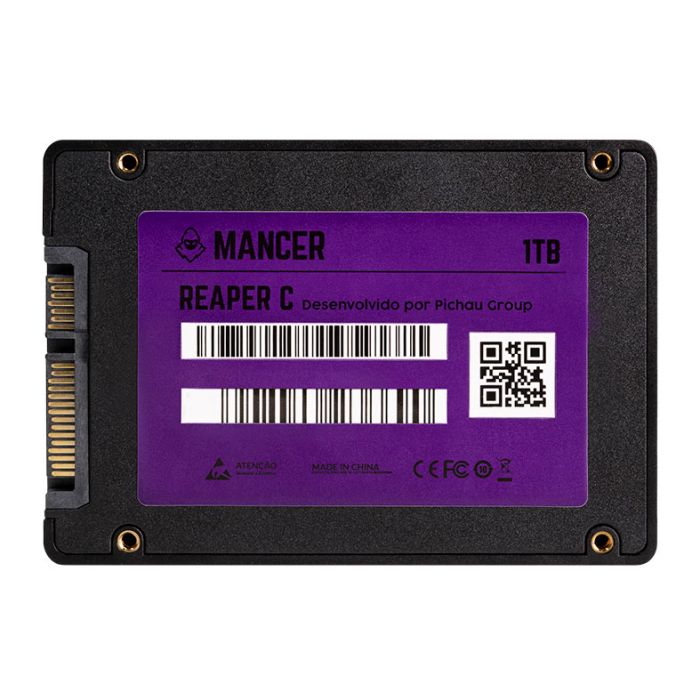 SSD Mancer Reaper C, 1TB, 2.5, Sata III6GB/s, Leitura 480MB/s, Gravacao 450MB/s, MCR-RPRC-1TB