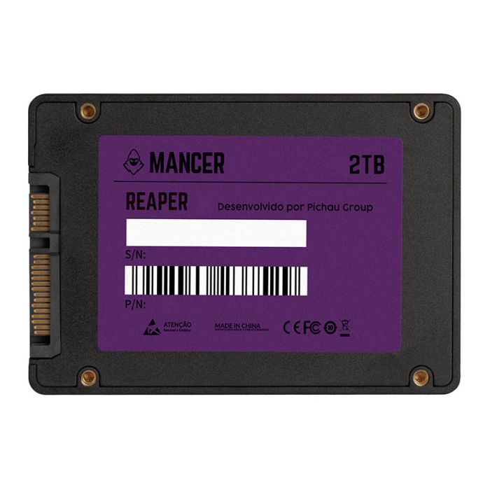 SSD Mancer Reaper, 2TB, SATA III 6GB/s, Leitura 550 MB/s, Gravacao 500 MB/s, MCR-RPRPN-2TB