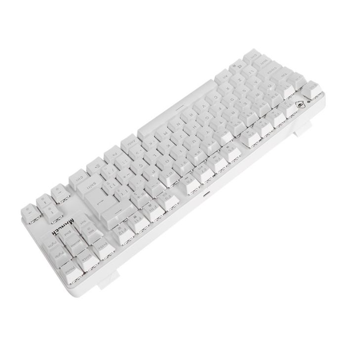 Teclado Mecanico Mancer Shade MK3, Rainbow, Switch Huano Vermelho, Branco, MCR-SHM3-WH01