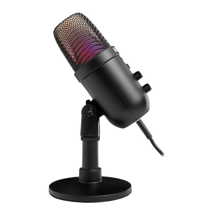 Microfone Mancer Selkie Pro, Rainbow, USB, Preto, MCR-SLKP-BL01