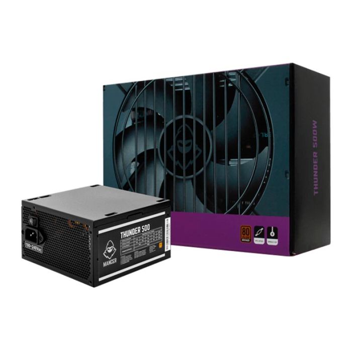 Fonte Mancer Thunder 500W Bronze 80 Plus, MCR-THR500-BL01