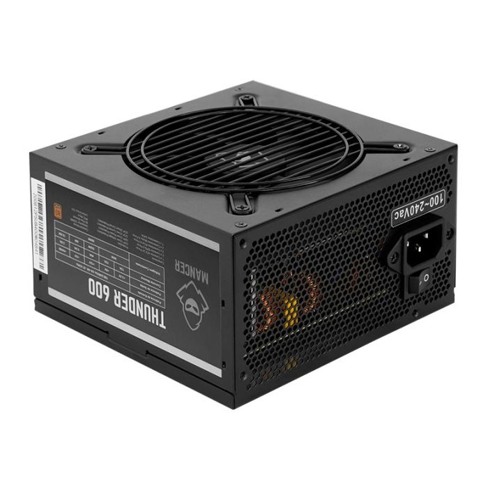 Fonte Mancer Thunder 600W 80 Plus Bronze, MCR-THR600-BL01