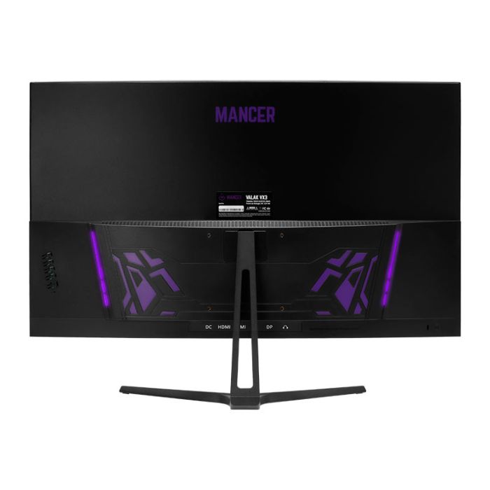 Monitor Gamer Mancer Valak VX3, 27 Pol, VA, Curvo, 2K, 1ms, 180Hz, FreeSync, HDMI/DP, MCR-VLKVX3-BL01