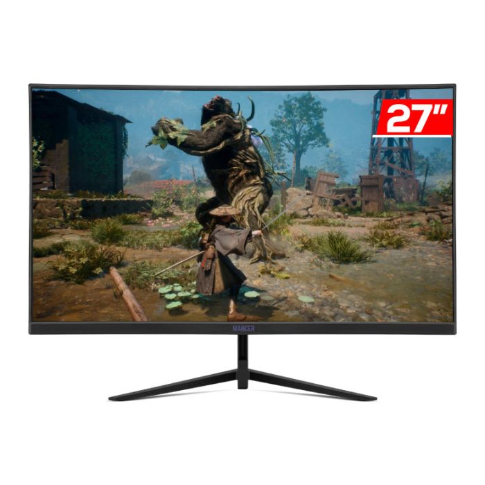 Monitor Gamer Mancer Valak VX240S, 27 Pol, IPS, Curvo, FHD, 1ms, 240Hz, FreeSync, HDMI/DP, MCR-VX240S-BL01