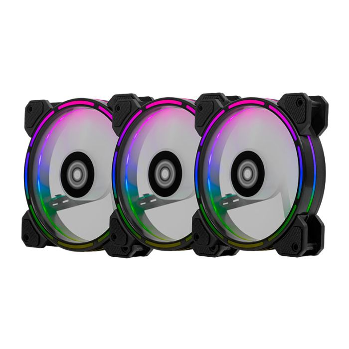Kit Ventoinhas Mancer Z200, 3x120mm + Controladora, RGB, MCR-Z20RGB-01