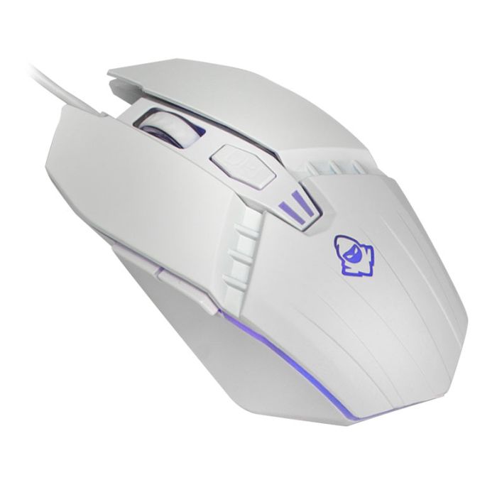 Combo Gamer Mancer ORC V2 4x1, Rainbow, Teclado ABNT2, Mouse 6400DPI, Mousepad Pequeno, Headset Drivers 40mm, Branco, MRC-ORC2-WH01