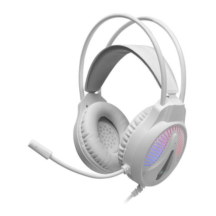 Combo Gamer Mancer ORC V2 4x1, Rainbow, Teclado ABNT2, Mouse 6400DPI, Mousepad Pequeno, Headset Drivers 40mm, Branco, MRC-ORC2-WH01