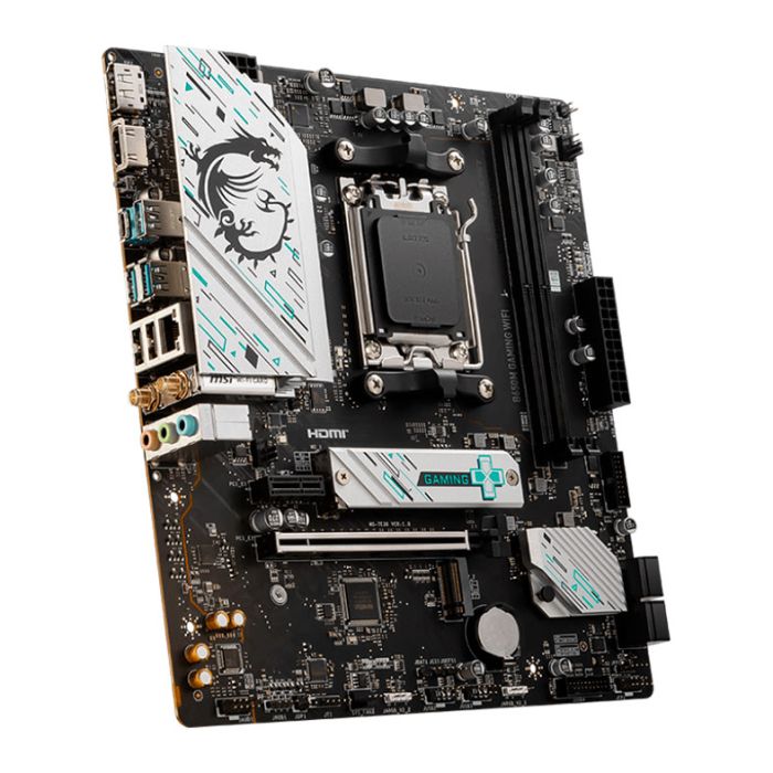 Placa Mae MSI B650M Gaming WiFi, DDR5, Socket AMD AM5, M-ATX, Chipset AMD B650, MSI-B650M-GAMING-WIFI