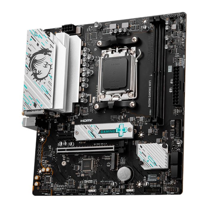 Placa Mae MSI B650M Gaming WiFi, DDR5, Socket AMD AM5, M-ATX, Chipset AMD B650, MSI-B650M-GAMING-WIFI