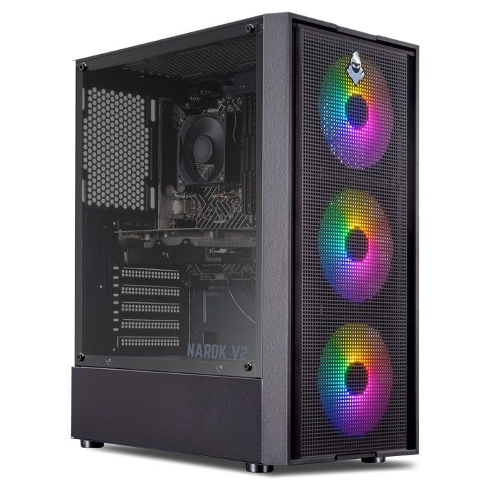 PC Gamer Mancer, Intel i5-12400F, Radeon RX 580 8GB, 16GB DDR4, SSD 480GB