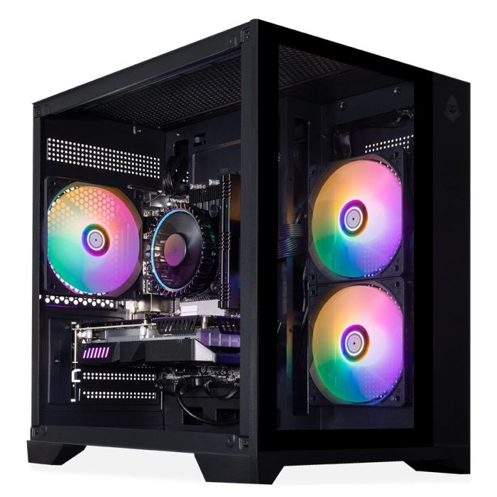 PC Gamer Completo Mancer, Intel Core i7-3770, GTX 1650 4GB, 16GB DDR3, SSD 480GB + Monitor + Kit Periféricos